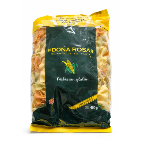Moñitos multivegetales — fideos sin TACC Doña Rosa